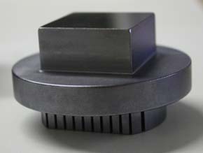 cooled crystal
