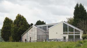 North side of the factory